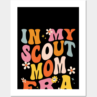 In My Scout Mom Era Funny Scout Mom Mother's Day Groovy Posters and Art